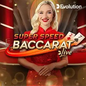Super Speed Baccarat játék a Shuffle Casino-nál